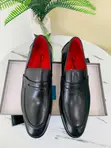 Clarks Loafers za Ngozi za Kawaida - Nyeusi & Kahawa - 3
