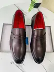 Clarks Loafers za Ngozi za Kawaida - Nyeusi & Kahawa - 5