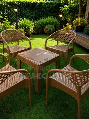 Brown Table with 4 Chairs