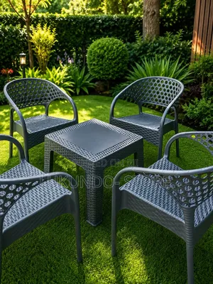 Grey Table and 4 Chairs