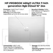 New HP ProBook 460 G11 Laptop: Intel Core Ultra 7, 8GB RAM, 512GB SSD - 3
