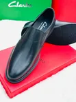 Viatu vya Wanaume Clarks Moccasins - Ngozi, Vipya Kabisa - 2