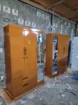Three-Door Wardrobe with 2 Drawers - 1