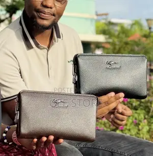 Saqidaishu Men's Faux-Leather Clutch Wallet