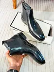 Black Leather Boots - Men's Size 40-44 - 4