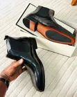 Black Leather Boots - Men's Size 40-44 - 5