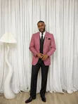 Mario Casas Pink Suit - 3 Pieces - 1