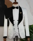Mario Casas Black and White Suit - 2