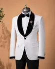 Mario Casas Black and White Suit - 4