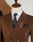 Brown Mario Casas Suit - Brand New - 1