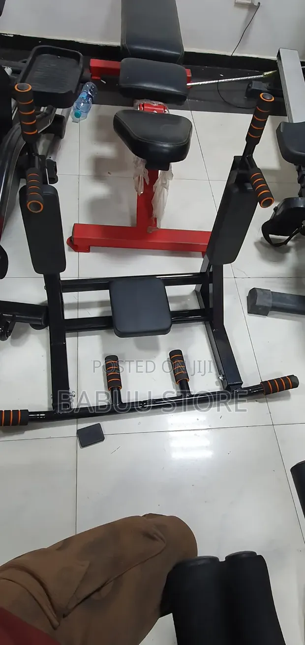 Brand New Indoor Home Gym Dip Station & Pull-Up Bar - 1