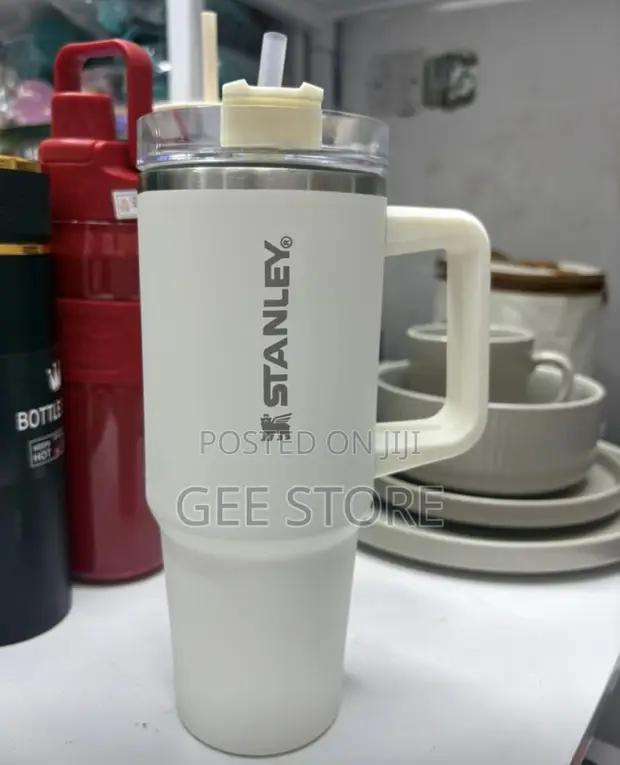 White Stanley Quencher ProTour Flip Straw Tumbler - 1