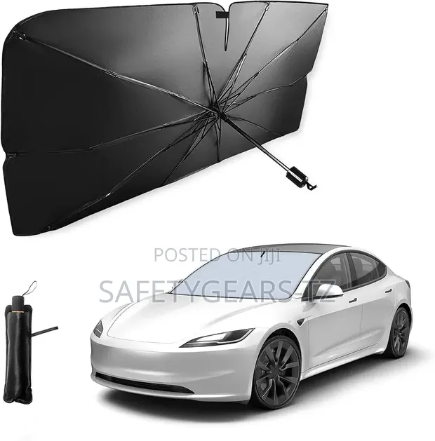 Foldable Car Windshield Sun Shade Umbrella - 1