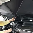 Foldable Car Windshield Sun Shade Umbrella - 2