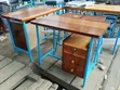 Wooden Table with Metal Legs - 3