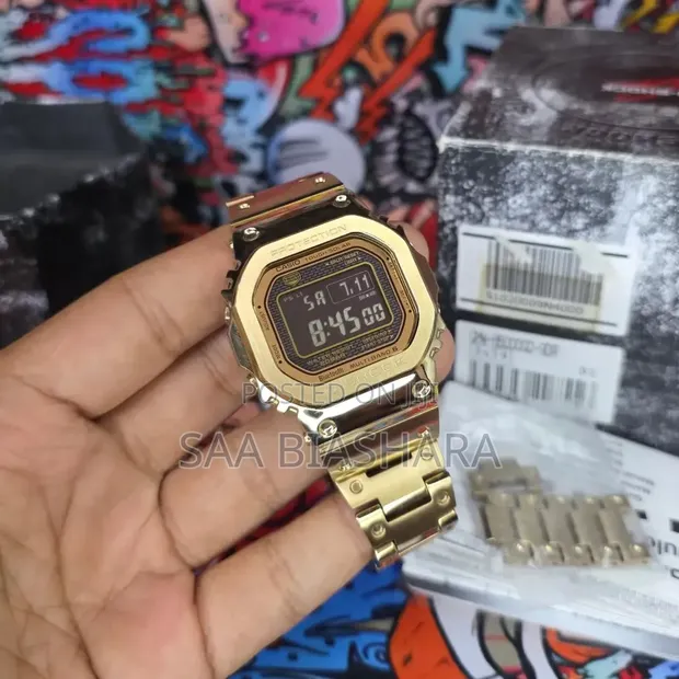 Casio G-Shock Full Metal Digital Watch - Gold - 1