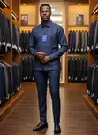 Men's Premium Pintuck Shirt & Trouser Set - 1
