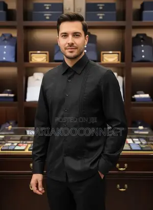 Men's Premium Pintuck Shirt & Trouser Set