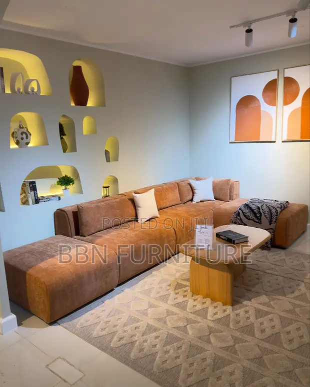 Brand New L-Shape Sofa Set - 1