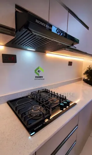 Kitchen Package: Flat Range Hood & Built-in Table Cooker