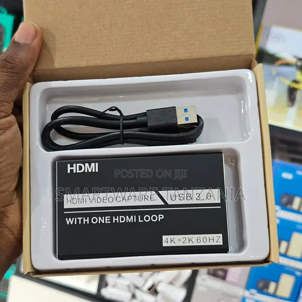 HDMI Video Capture Device USB 3.0 4K 60Hz with HDMI Loop - 1