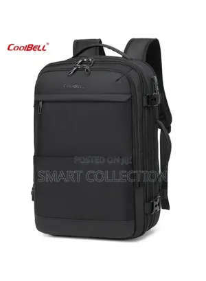 Coolbell 36L Expandable Waterproof Anti-Theft Backpack (17.3")