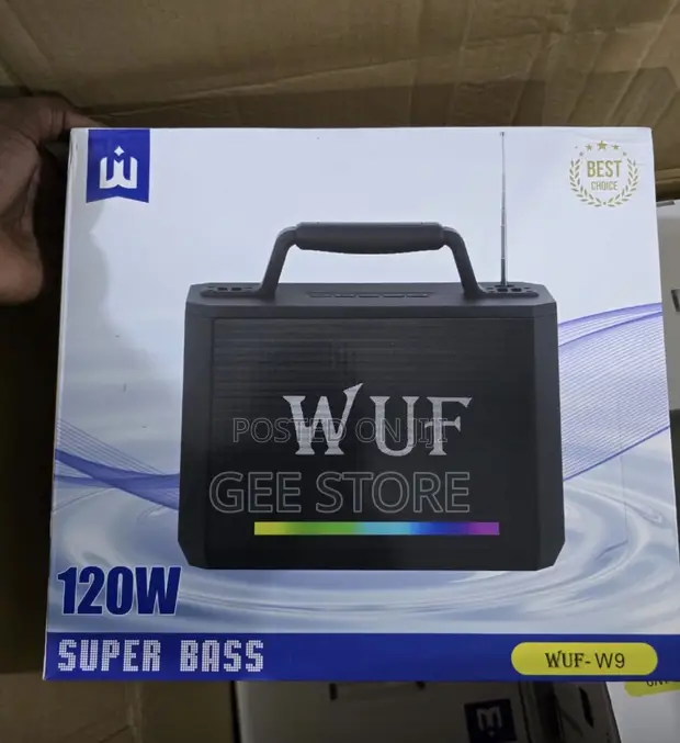 WUF-W9 Super Bass 120W Portable Wireless Bluetooth Speaker - 1