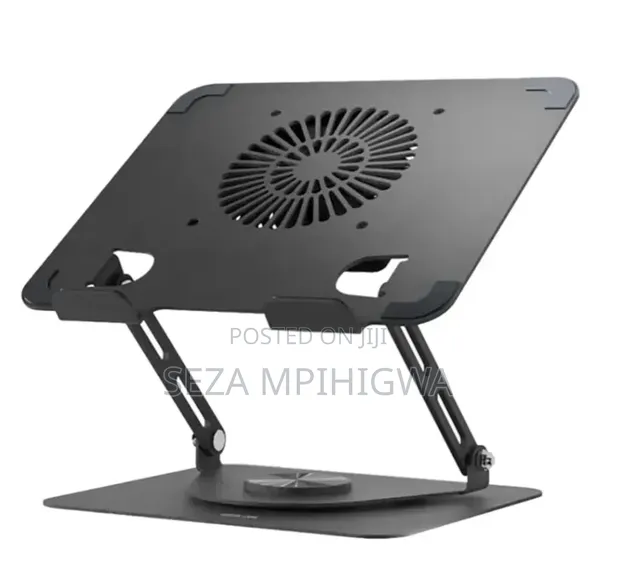 Green Lion 360° Rotating Laptop Stand with Cooling Fan - 1