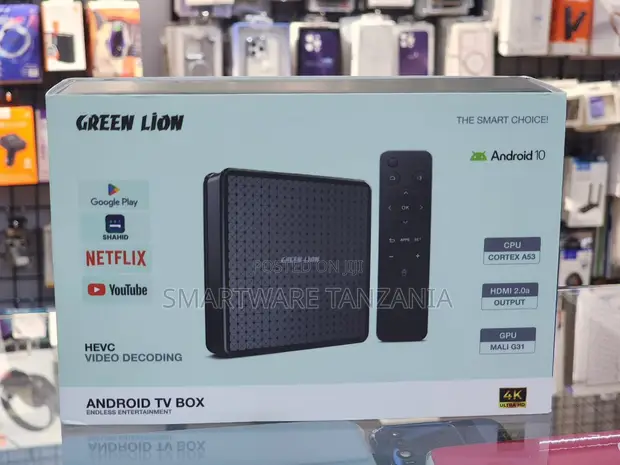 Green Lion Android TV Box 4K Ultra HD - 1
