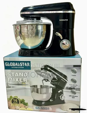 Globalstar Stand Mixer - 5.2L Black