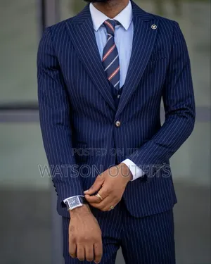 Classic Stripes Men's Suits by Marco Lorenzo
