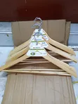 12-Piece Wooden Hangers - 1