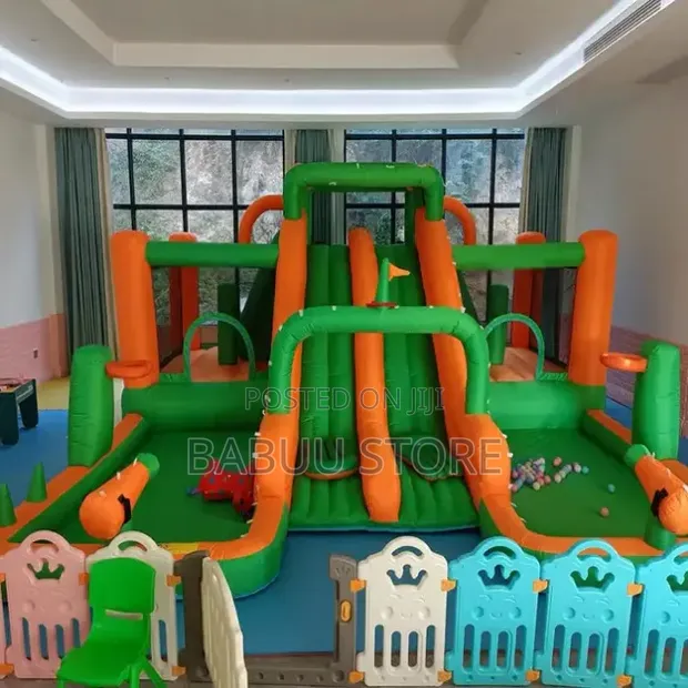 Brand New Jumping Castle with Water Pool & Tent Cover - 1