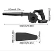 2-in-1 Cordless Vacuum & Blower - 48V Battery - 2