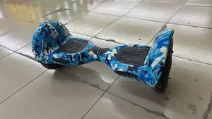 Electric Hoverboard with Bluetooth - Blue Camouflage