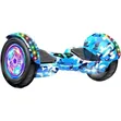 Electric Hoverboard with Bluetooth - Blue Camouflage - 2