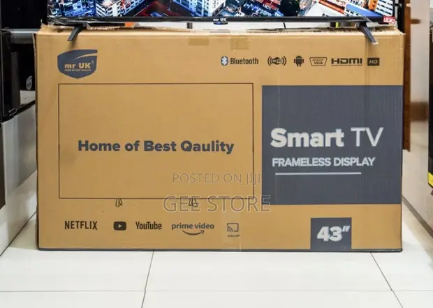 43-Inch Mr UK Smart Frameless LED TV - 1