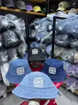 Kofia ya Loewe Bucket yenye Nembo Nyeupe - 4