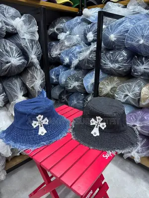 Loewe Bucket Hat with White Logo Patch