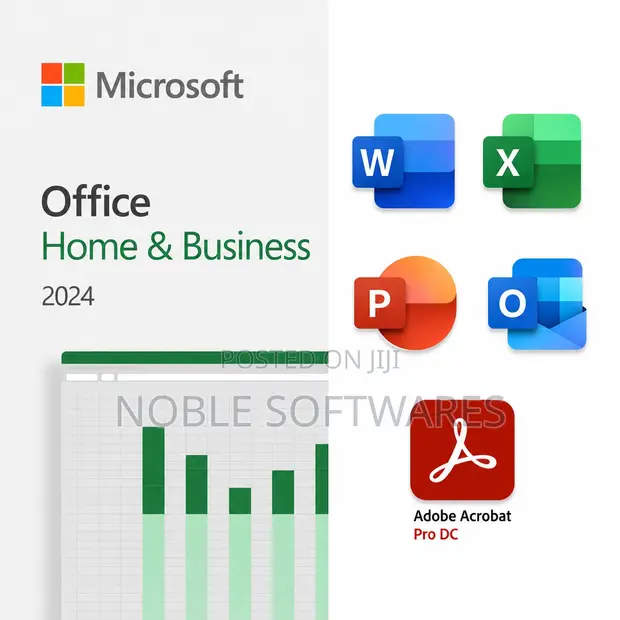Microsoft Office Home & Business 2024 + Adobe Acrobat Pro DC - 1