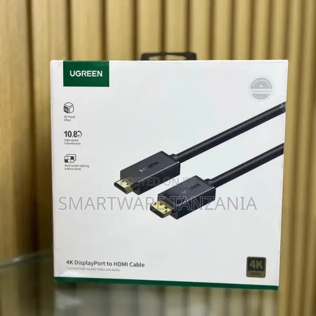 UGREEN 4K DisplayPort to HDMI Cable, 6 Feet - 1