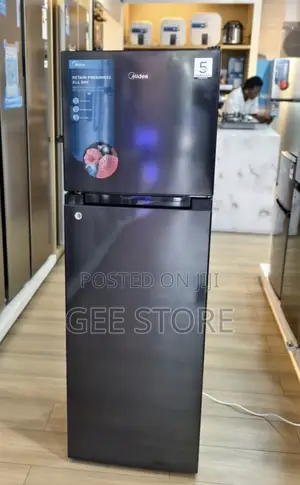Midea Double-Door Top-Freezer Refrigerator 173L