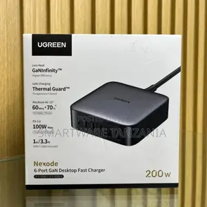 UGREEN Nexode 6-Port 200W GaN Desktop Fast Charger