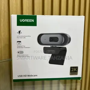 UGREEN USB HD Webcam, 2K Resolution, 30FPS, Dual Mics