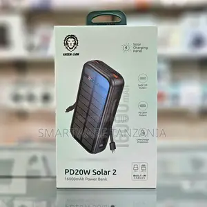 Green Lion PD20W Solar 2 Power Bank 16000mAh
