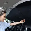 Green Lion Car Windshield Sun Shade Umbrella - 2