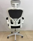 White Headrest Chair - 2