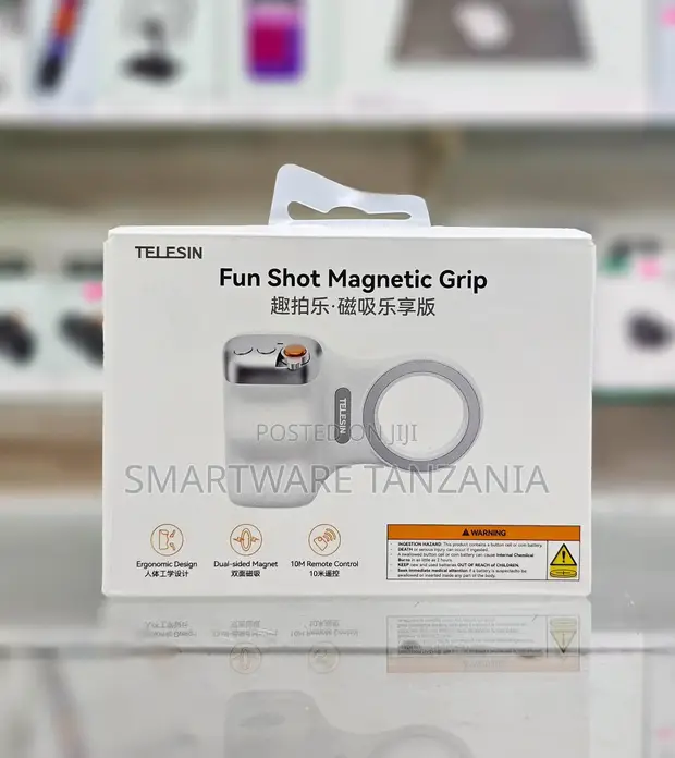 Telesin Fun Shot Magnetic Grip with 10M Remote - 1