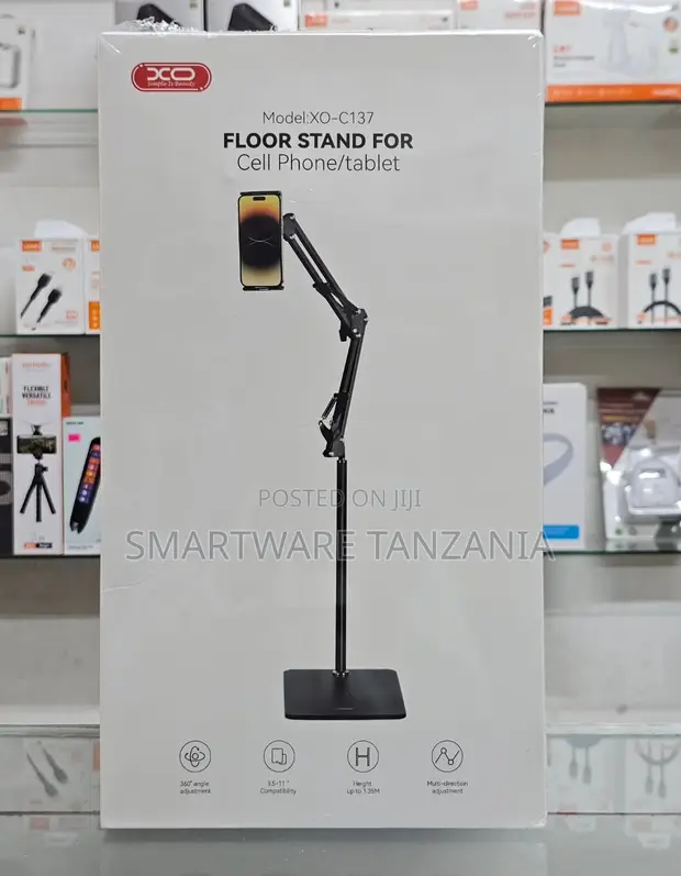 XO-C137 Floor Stand kwa Simu/Tablet (3.5-11") - 1