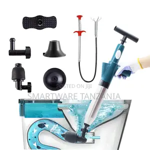 Plunger cha Toilet na Sink chenye Suckers 4